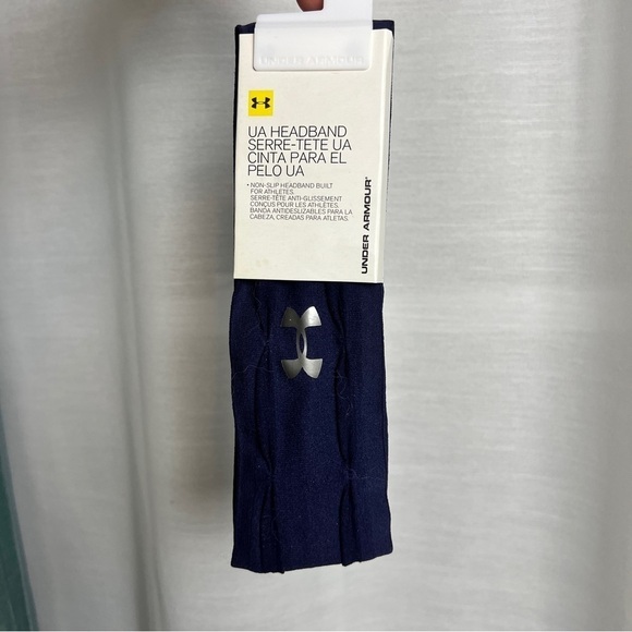 UNDER ARMOUR Blue Non Slip Headband Built for Athletes - Picture 1 of 3
